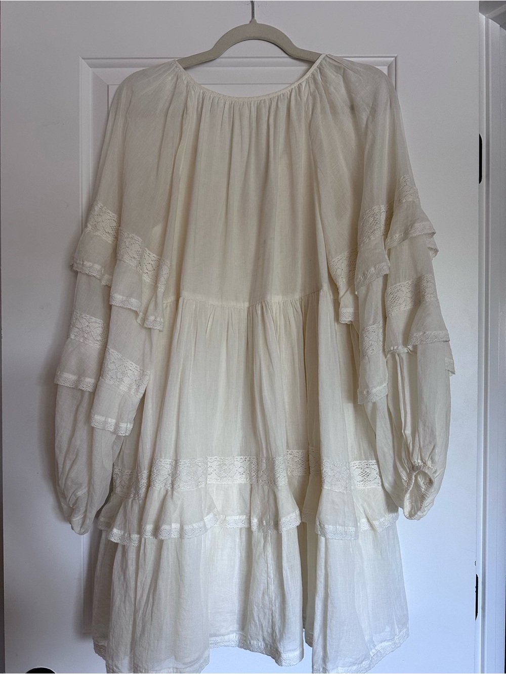 Spell cream mini dress, size S - Picture 4 of 4